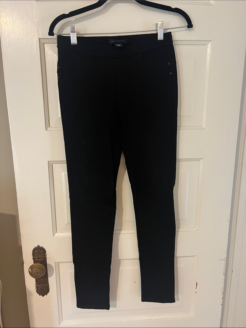 Sanctuary Black Skinny Jeans with Subtle Stud Accents